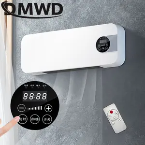 Wall Wounted Electric Heater Remote Control Heating Fan Home Room Bathroom Energy Saving Air Warmer Heating Air Radiator 1500W