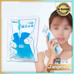 Quick Cooling Ice Pack Disposable Pendinginan Ekstrusi Tidak Perlu Pembekuan Paket Es Sekali Pakai 17*11cm