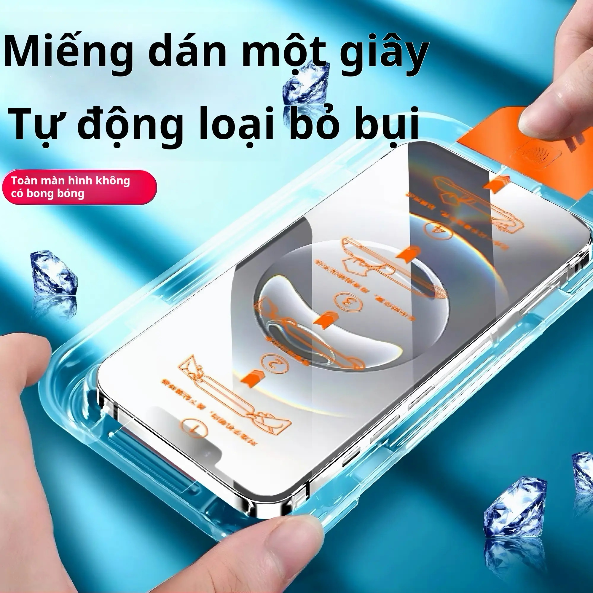 A--màn cường lực, Tương Thích Với Phone 16 Pro Max, Phone 15 Pro, Bảo Vệ Điện Thoại, Bảo Vệ Phòng Sạch, Bảo Vệ Màn Hình Hoàn Toàn Ẩn, Dành Cho Phone 14, Dành Cho Phone 13 Plus Và Phone 12, Chức Năng Chống Rơi
