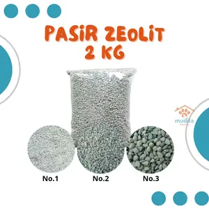PASIR KUCING ZEOLIT 2 KG Tidak Wangi Kemasan Repack