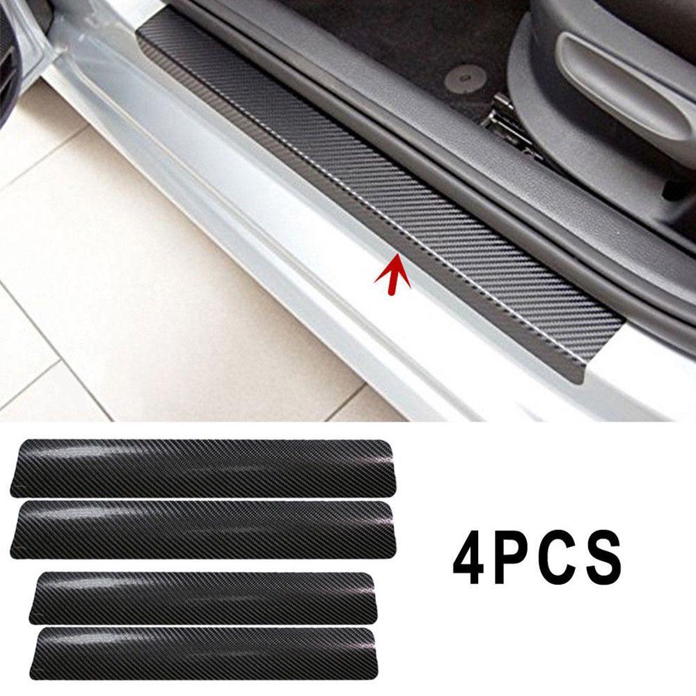KARLOR Sticker Carbon Fiber Anti Gores Seal Pintu Mobil - D-704