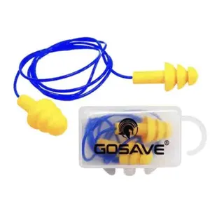 GOSAVE Earplug Ultrafit Corded dengan Kotak Cashing Penutup Safety  Ear Plug Reusable Penyumbat Kuping Telinga