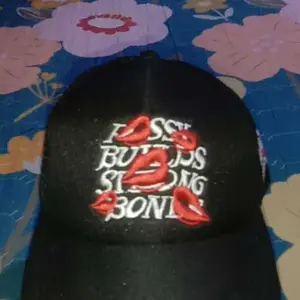 Topi trucker red lips Embroidery baseball fashion summer net cap hap topi visor outdoor