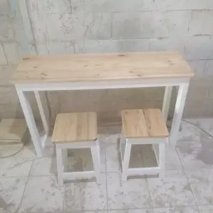 set meja makan/saefood/meja anak belajar murah bahan jati belanda