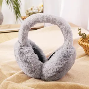Winter Earmuff Wanita Foldable Lembut - Pelindung Telinga Musim Dingin