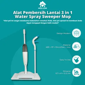 [COD] ALAT PEMBERSIH LANTAI OTOMATIS MENYAPU PEL 3 MODE WATER SPRAY SWEEPER