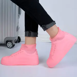 BISA COD 6193 Cover Sepatu Waterproof Funcover Bahan Karet Anti Air Motif Polos / Pelindung Sepatu Karet Anti Air