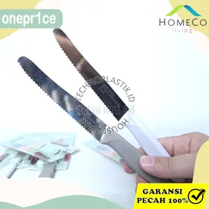 ONEPRICE Pisau Steak 22cm – Table Knife Stainless & Gagang PP | Tajam & Nyaman Digenggam