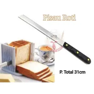 PISAU ROTI TAWAR BAKAR 2 SISI GRIGI PANJANG STAINLES MURAH/ PISAU ROTI BAKAR PANJANG/ PISAU ROTI STAINLES/ PISAU ROTI BAKAR/ PISAU DUA SISI/ PISAU ROTI BAKAR PANJANG/ PISAU DAPUR