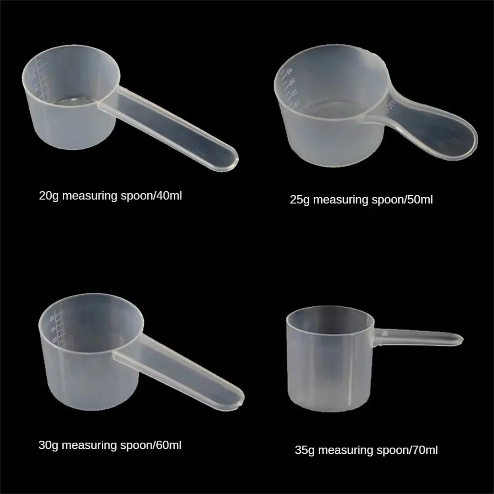 Multi-purpose Measuring Spoon with Scale, Plastic Graduated Spoon with ...