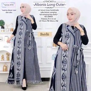 CRADIGAN WANITA , ALBANIA LONG CARDY , LONG CARDY TENUN ETNIK