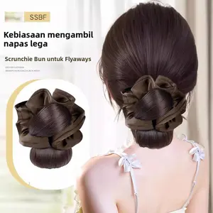 Jedai Rambut Palsu Cepol Natural | Hairpiece Sanggul Modern Wanita Ala Korea
