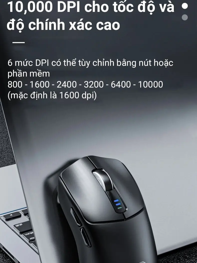 [AULA] Chuột gaming AULA SC580 - 3 Mode kết nối - max 10,000 DPI - Có app cài đặt macro - Trọng lượng 81 gr pin 500 mAh - Bh 12 T | BigBuy360 - bigbuy360.vn