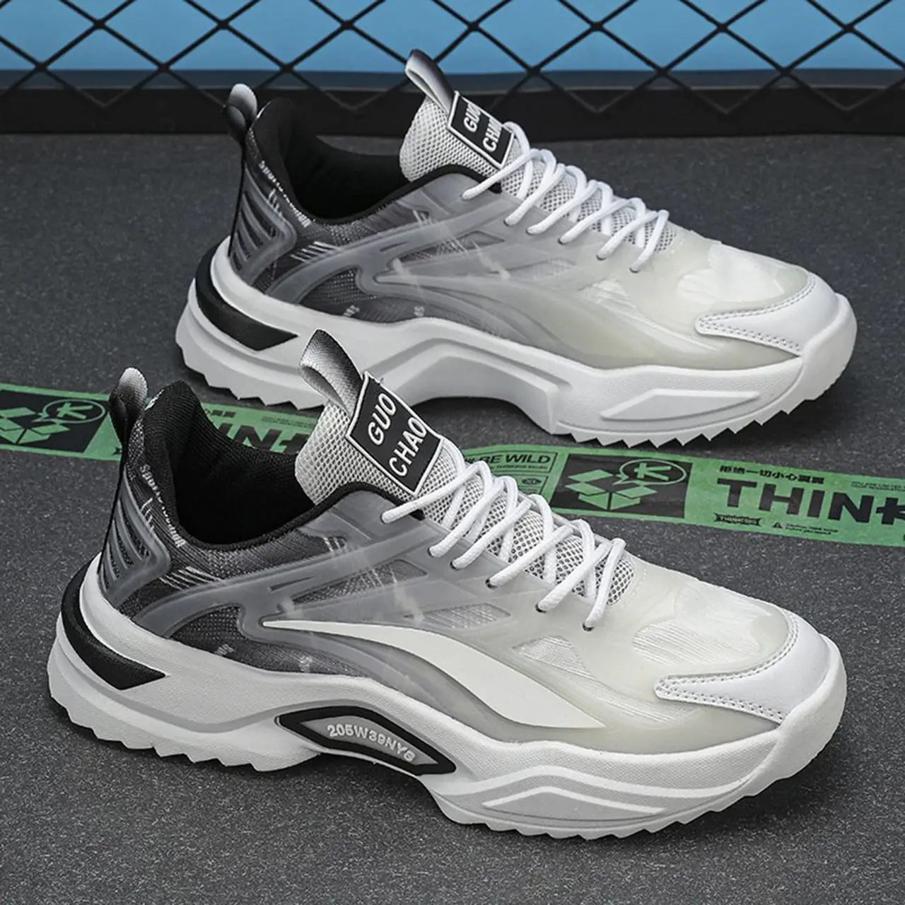 Giày sneaker nam hàn quốc Lakinta-giày thể thao nam tăng chiều cao 5cm G222
