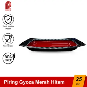 PACIFIC Piring Plastik Gyoza Food Grade 25 Cm Plastic Plate Tempat Makan BPA Free PAC-PCPR-03