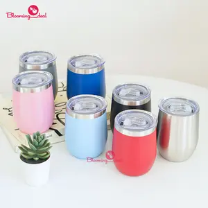 Tumbler Mug Telur Eggo Coffee Travel Cup 350ml / Mug Egg Souvenir  Gelas  Stainless  Steel Vacuum