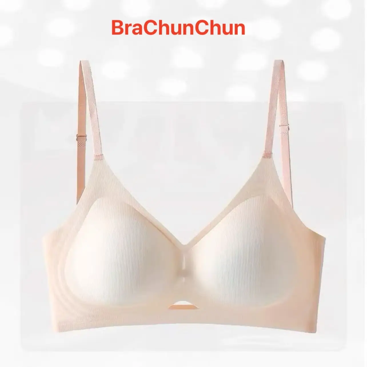 BRACHUNCHUN Áo lót nữ bra mút mềm có lỗ thông hơi thoáng khí nâng đẩy mặc được hở lưng 888. Nhung Voi Tim