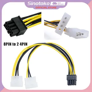 Kartu Grafis Vga Kabel Daya 8p Ke 4p/Kabel Adaptor Daya PCI-E 8-Pin Ke 4-Pin