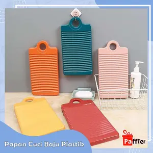 ARKAS PROMO Papan Cuci Baju Plastik Anti Slip Wash Board Penggilas Laundry Travel Perlengkapan Rumah Mini Organizer Mesin cuci rendam