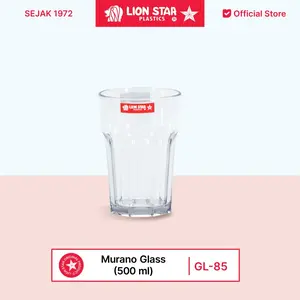 LION STAR Gelas Plastik Murano Glass 500 ml GL-85