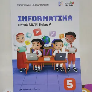 Buku Informatika untuk SD/MI Kelas 5 Kurikulum Merdeka Erlangga