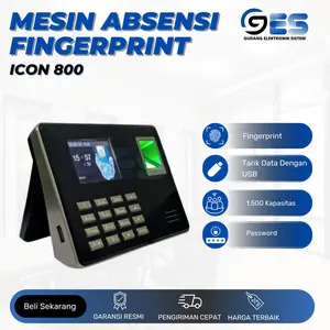 Mesin Absensi Sidik Jari ICON 800 Dan ICON 16 Mesin Absensi Fingerprint PIN SSR Standalone Termurah