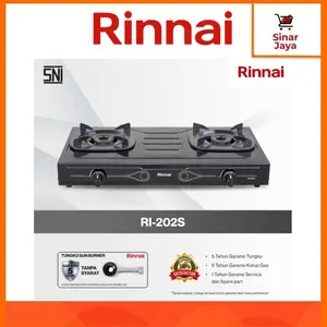 RINNAI RI-202 S Kompor Gas 2 Tungku Sun Burner