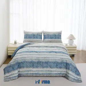 Informa Set Seprai Microfiber Print Zeth King Queen Single 180x200 160x200 120x200 Sprei Seprei Sheet Set Bed Sheet Sarung Kasur Pelapis Kasur Alas Tidur Tempat Tidur