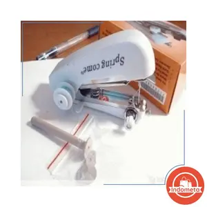 Mesin Jahit Tangan Portable Mini Staples Manual Handheld Sewing Machin ABST828