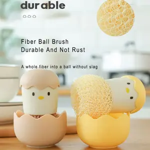 Spon Cuci Piring Motif Telur Sikat Pembersih Wastafel Dapur Sponge Sabut Gosok Kerak Panci