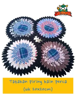 Tatakan Saji Alas Panci Panas Meja Makan Kain Perca