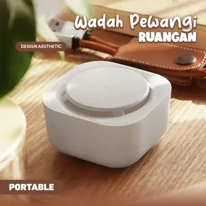 WADAH DEODORIZER PENYERAP BAU KULKAS / WADAH KAPUR BARUS / WADAH PEWANGI RUANGAN / Wadah Deodorizer Pewangi Ruangan / Tempat Penyimpanan Kapur Barus / Wadah Pewangi Pengharum Ruangan Bulat