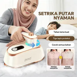 Setrika Uap dengan 3 Pengaturan Suhu Portabel 8S Pemanas Setrika Uap Generator Uap Tangan