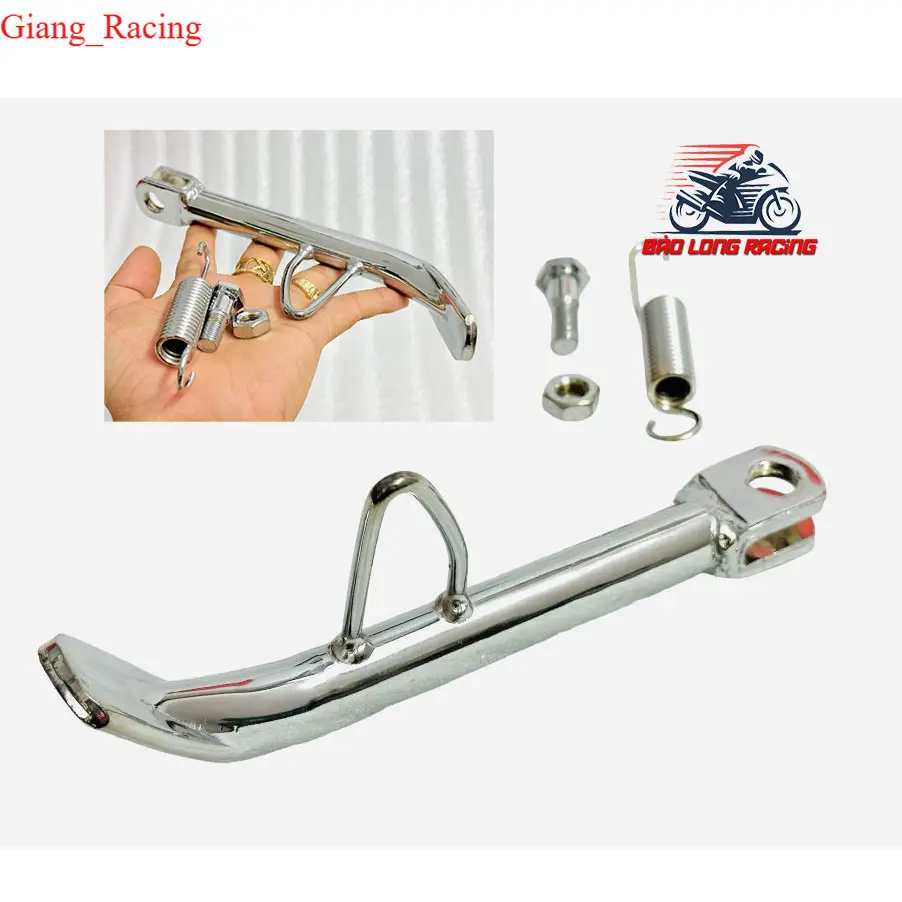 Chân Chống  XIKEN kèm lò xo và ốc gắn xe máy Sirius Wave Dream Exciter Winner Airblade....