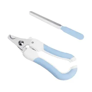 Gunting Kuku 2in1 Kikir Hewan Kucing Anjing Kelinci Pet Nail Trimmer Gunting Kuku Hewan Stainless Steel Peliharaan Perlengkapan Perawatan cakar grooming hewan