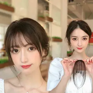hairclip poni depan Poni palsu poni depan korea poni clip poni palsu / PONI TIPIS CLIP KOREA  - jambang - pinggiran / rambut poni palsu KOREA / poni hair clip / PONI KOREA STYLE AF05