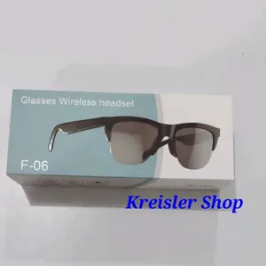 Kacamata headset bluetooth Glasses wireless headset F06 Wireless
