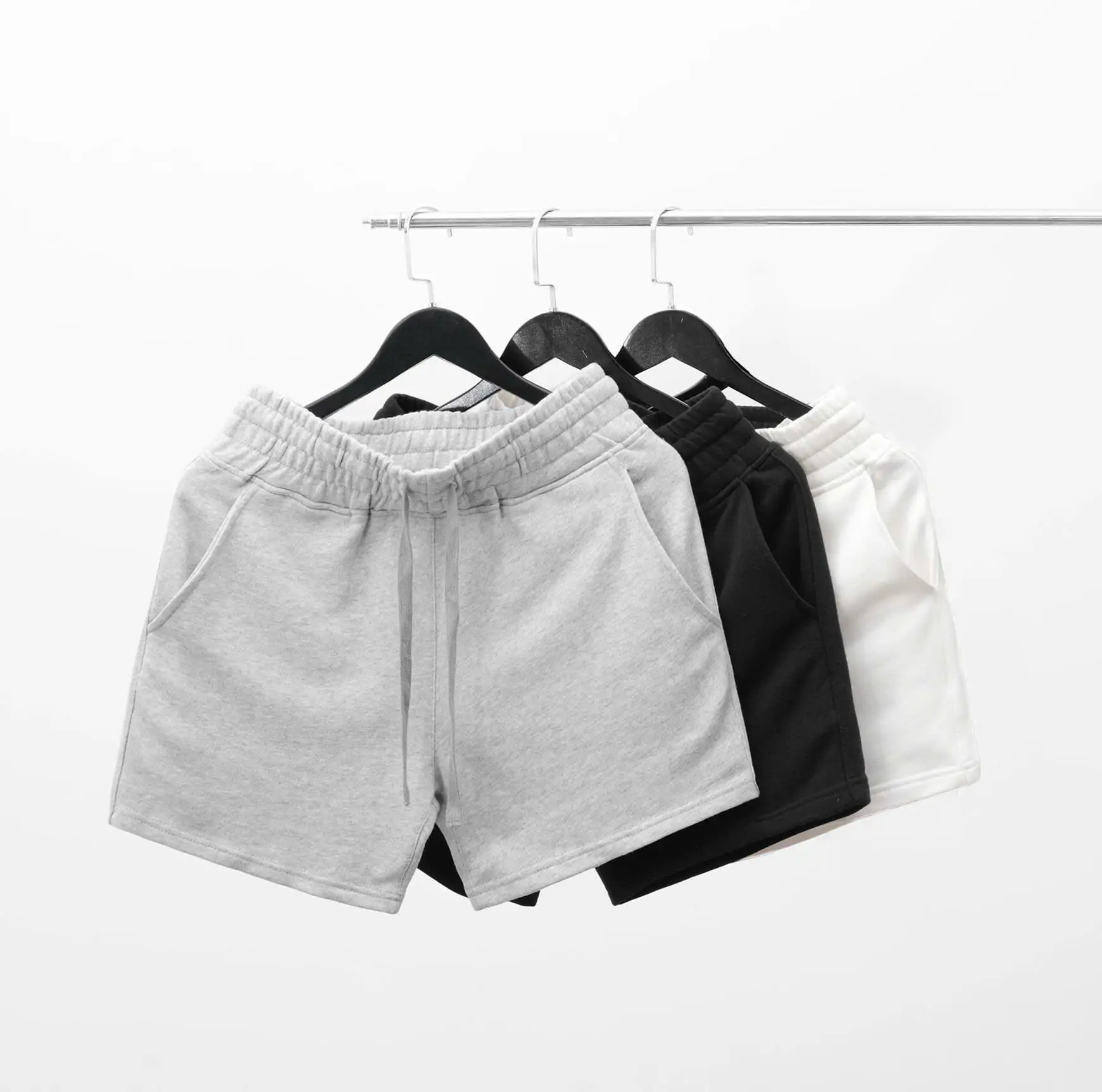 quần Đùi Nam dáng ngắn chất liệu da cá cotton basic size M-3xl