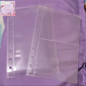 (10 Lembar) A6 Double Sleeve PP 6 Hole
