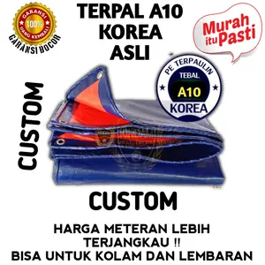TERPAL KOREA A10 UKURAN CUSTOM | TERPAL LEMBARAN | HARGA PERMETER