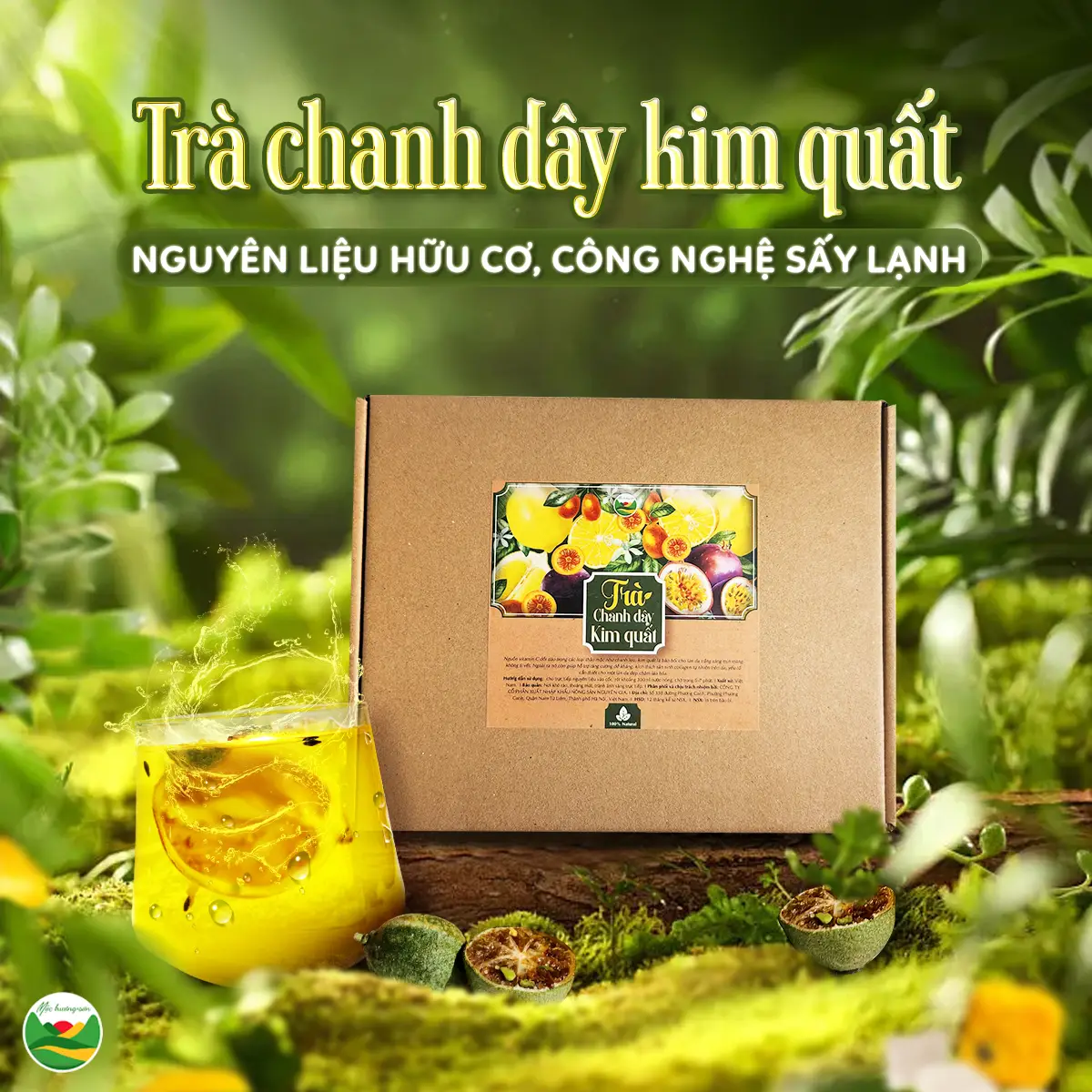 Trà chanh dây kim quất Triệu Lộ Tư hỗ trợ Detox, giải nhiệt cơ thể, danh mục: Nước Trà Chè túi trà - 1