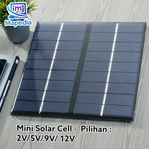DIY Mesin Mini Solar Panel Cell Tenaga Matahari Surya Powerbank 2V 5V 9V 12V Volt