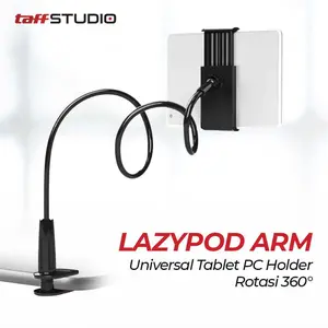 TaffSTUDIO Lazypod Arm Universal Tablet PC Holder Klip 360