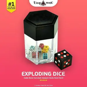Alat Sulap Dadu Ajaib Exploding Dice - Uzop Magic