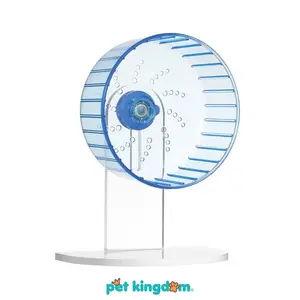 Pet Kingdom M-Pets 16 cm Turbo Mainan Roda Hamster - Biru Alat Lari Hewan Jogging Hewan Kecil Alat Olahraga Peliharaan