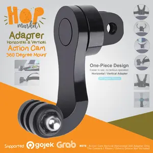 Vertical Horizontal J Buckle Mount 360 for Adapter Mounting Go Pro Insta360 Osmo Action Camera dll