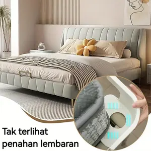 Klip Sprei Transparan Fleksibel Set 4 Pcs Anti Geser untuk Kasur Tipis Tebal dan Memory Foam dengan Bahan Tahan Lama dan Desain Estetis yang Rapi