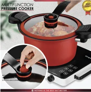 Panci Presto 3.5 liter Teflon Pressure Cooker Pot 3,5 Liter Anti Lengket