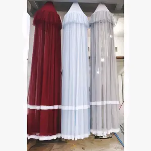 CHAKAM KELAMBU GANTUNG TALI SATU Kain Rajut Motif Elegan 180x200x250cm Polyester Nyaman & Aman dari Nyamuk Terbaru