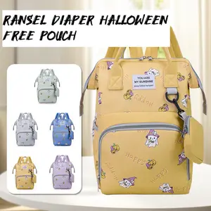 TAS BAYI 6037 - Ransel Bayi “YAMS Holloween” Tas Ransel Ibu Bayi Diaper Bag Tas Pampers Susu Travelling - E1